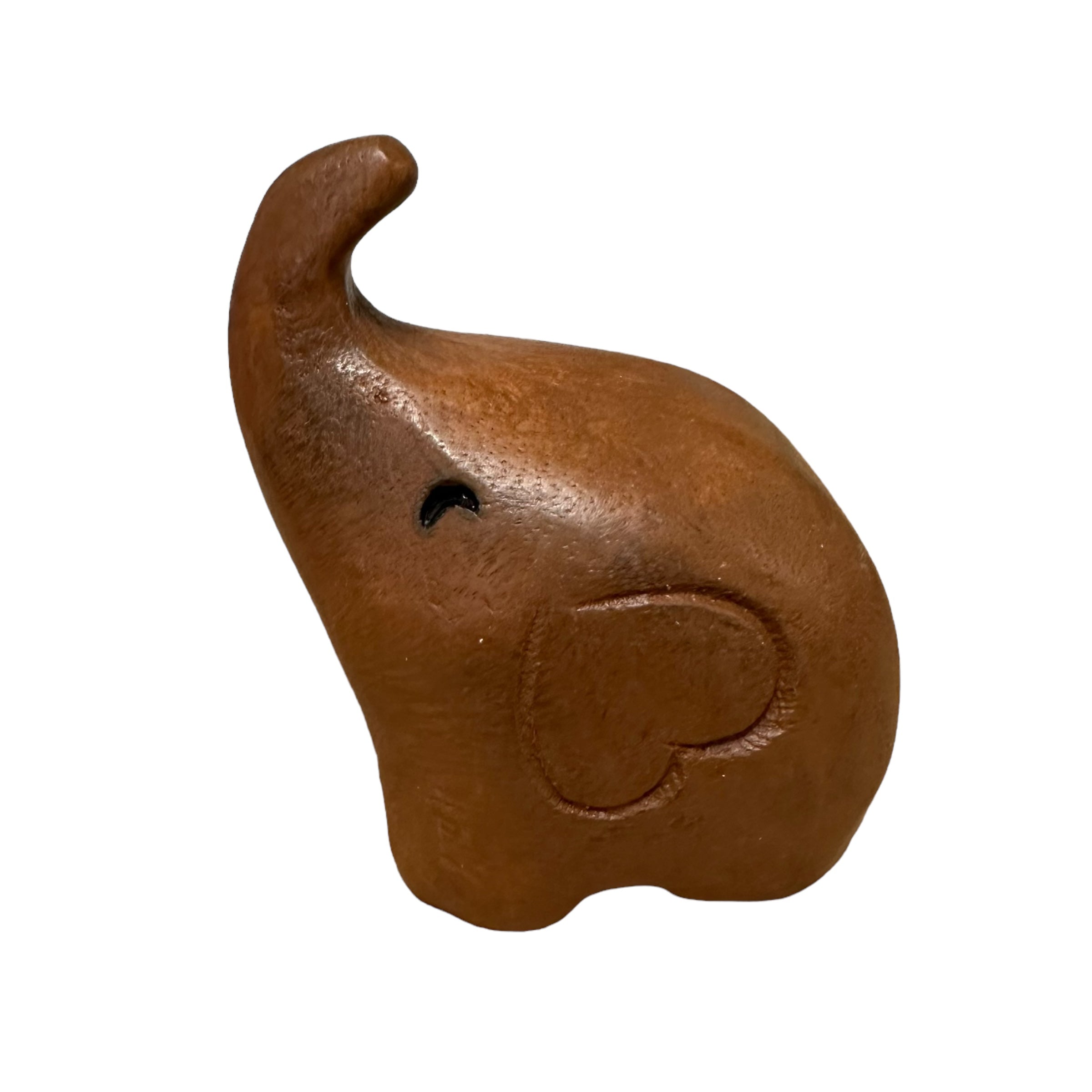 Small Dark Oak Love Elephant