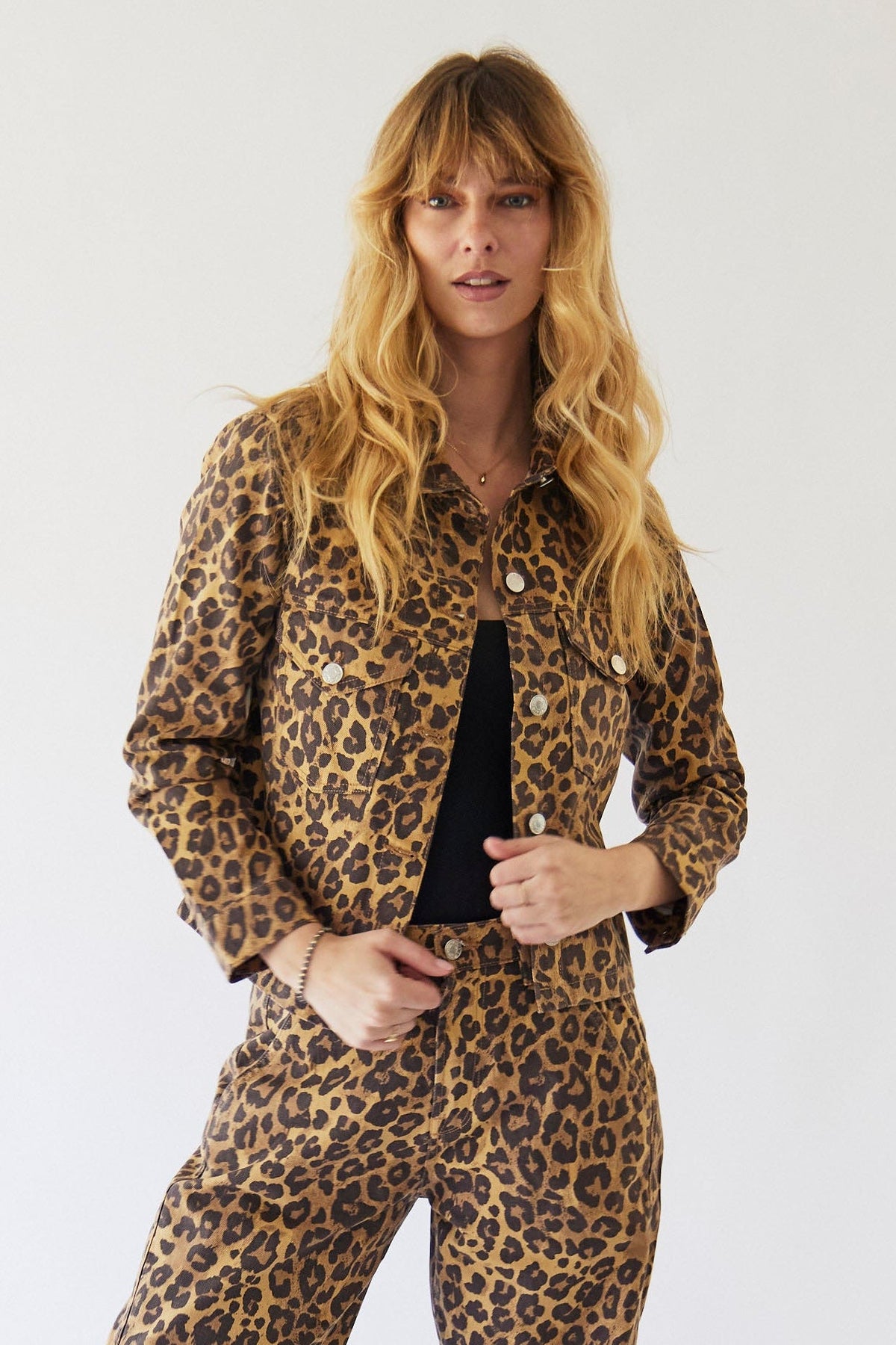Leopard Twill Shacket