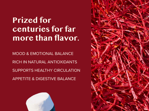 Premium Saffron Extract (Made With Pure Saffron Threads) Liquid Drops Tincture/Alcohol-Free