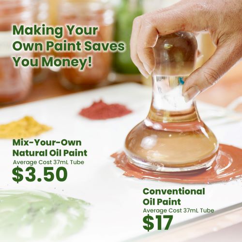 Deluxe Natural Oil Paint Mixing Set