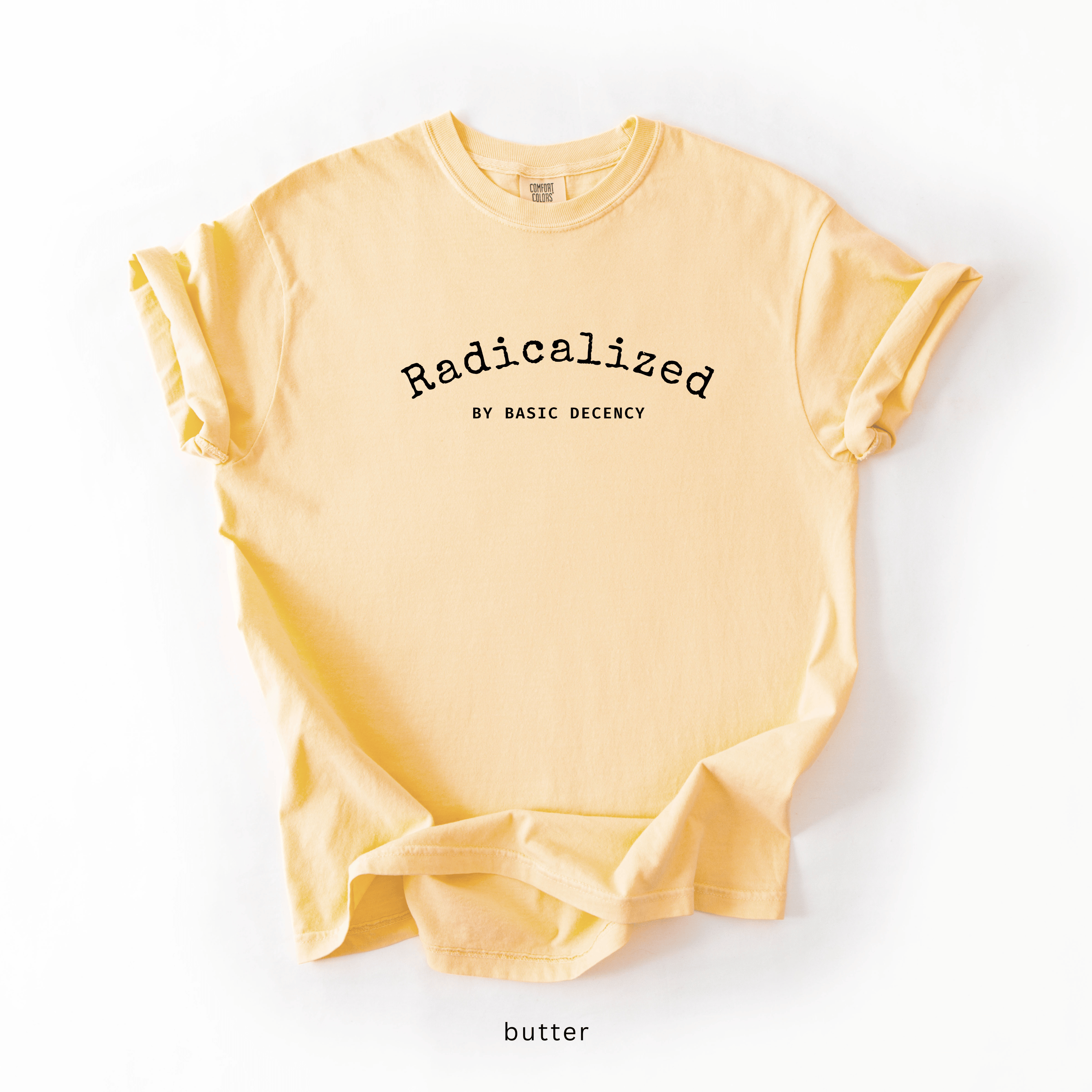 Radicalized by Basic Decency Shirt