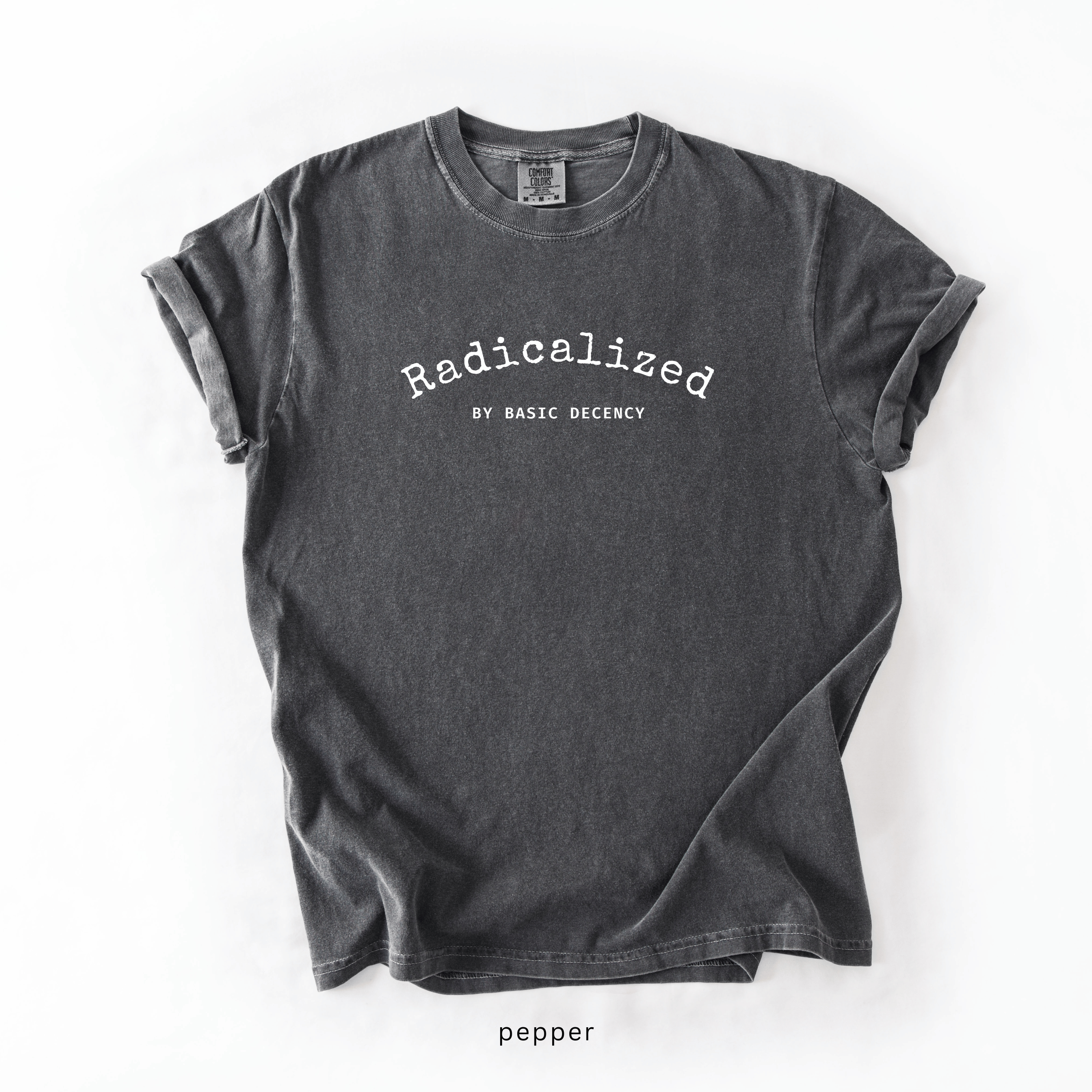Radicalized by Basic Decency Shirt
