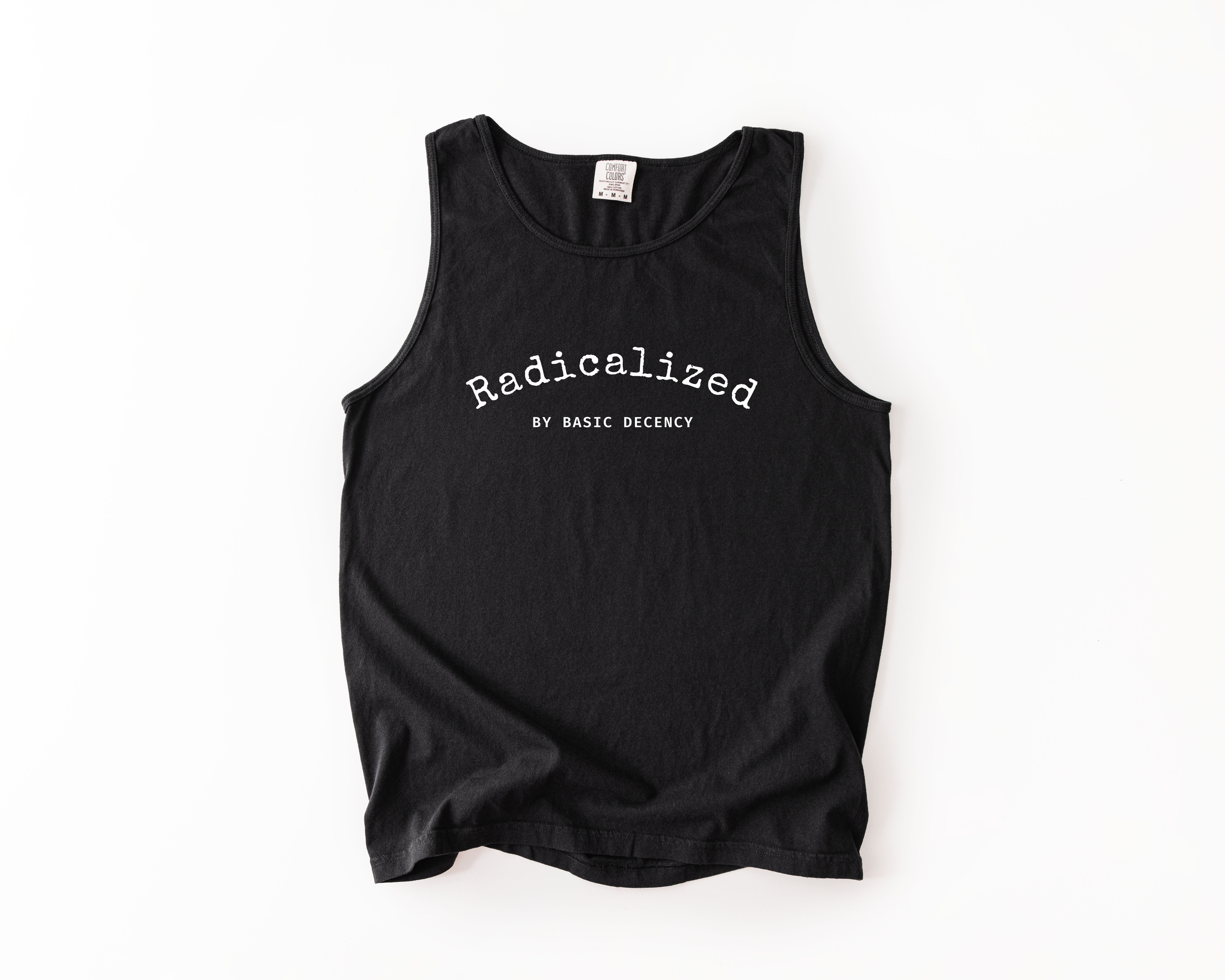 Radicalized by Basic Decency Tank Top