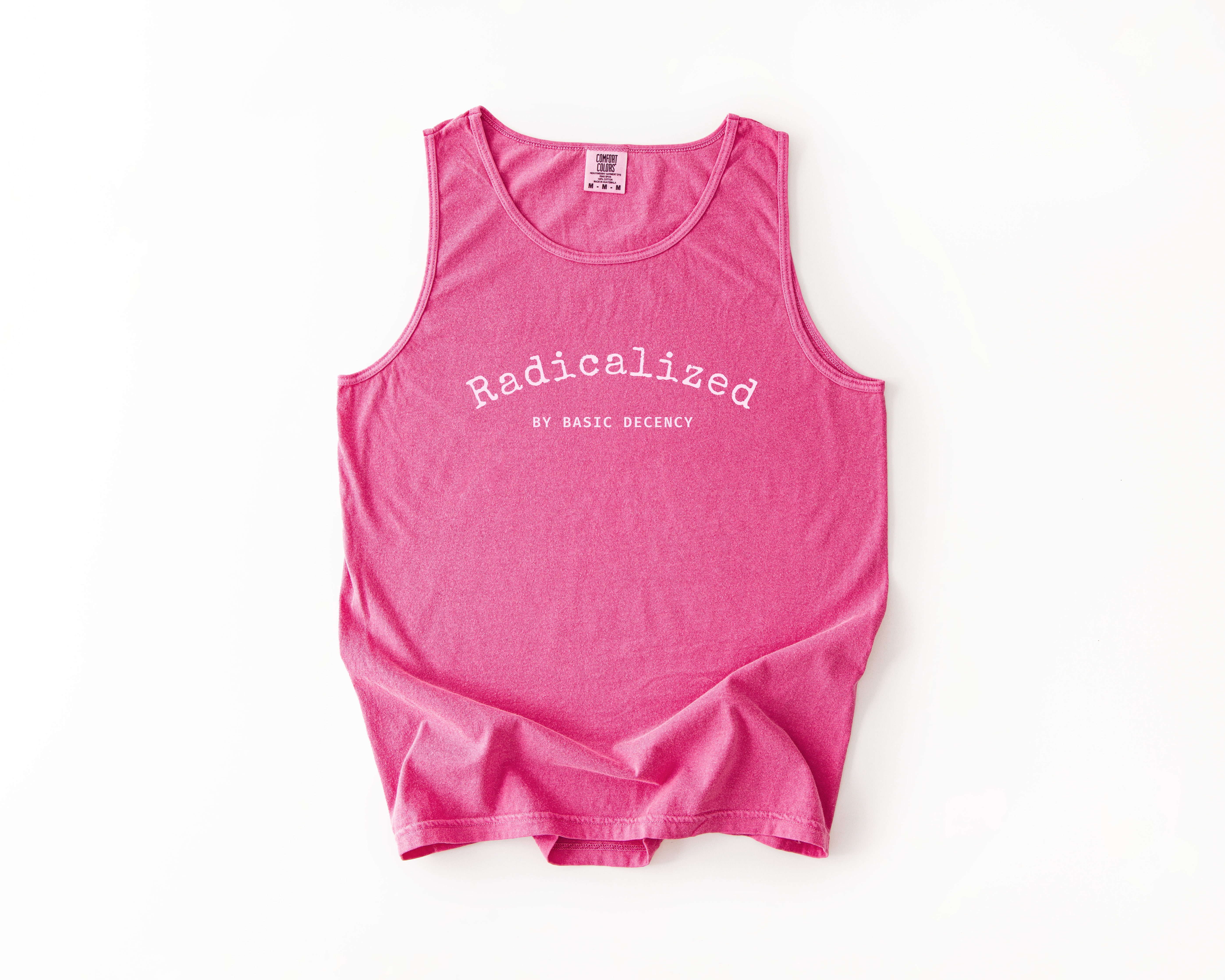 Radicalized by Basic Decency Tank Top
