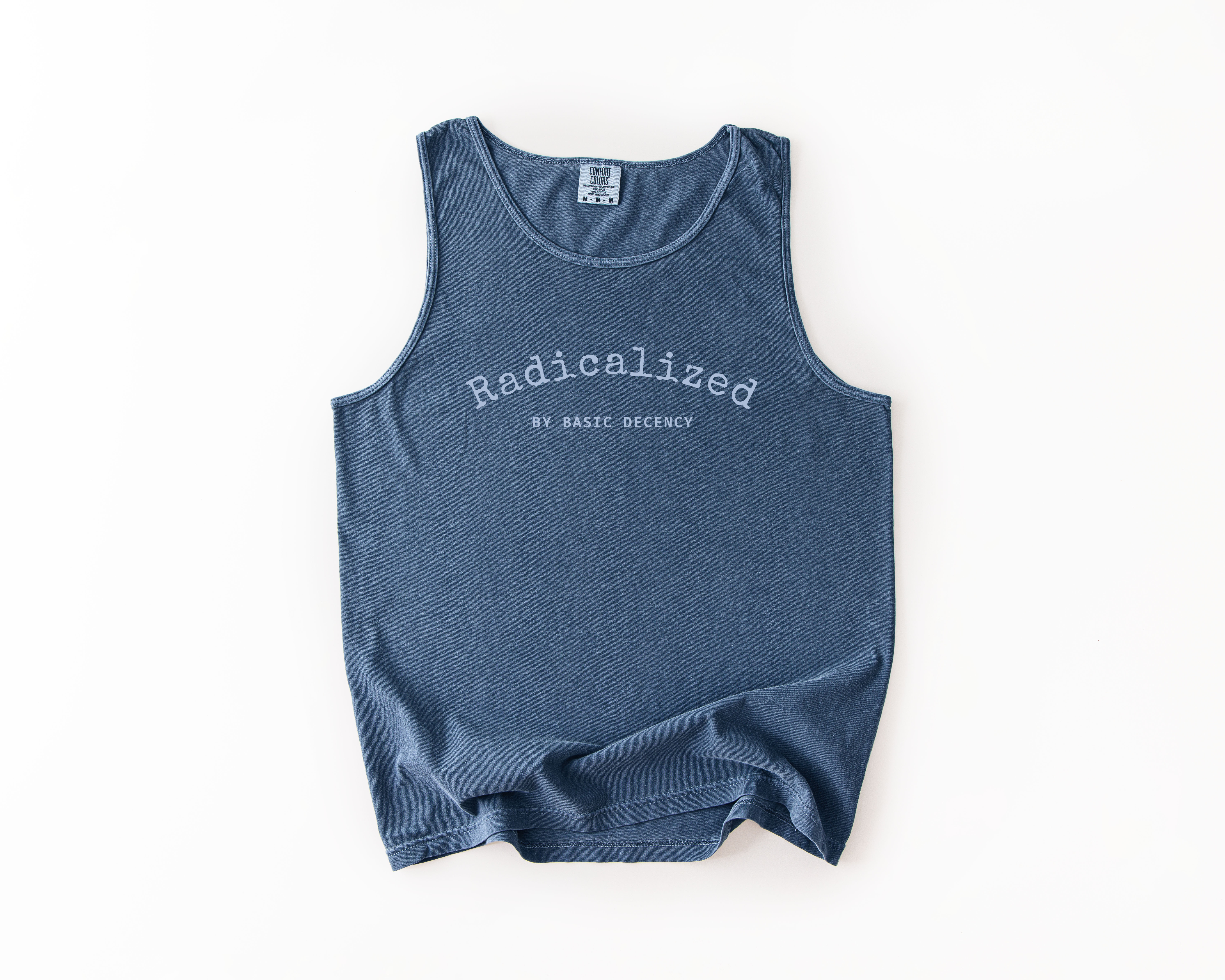 Radicalized by Basic Decency Tank Top