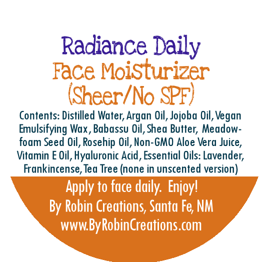 Radiance Sheer (No SPF) Daily Anti-Aging Facial Moisturizer