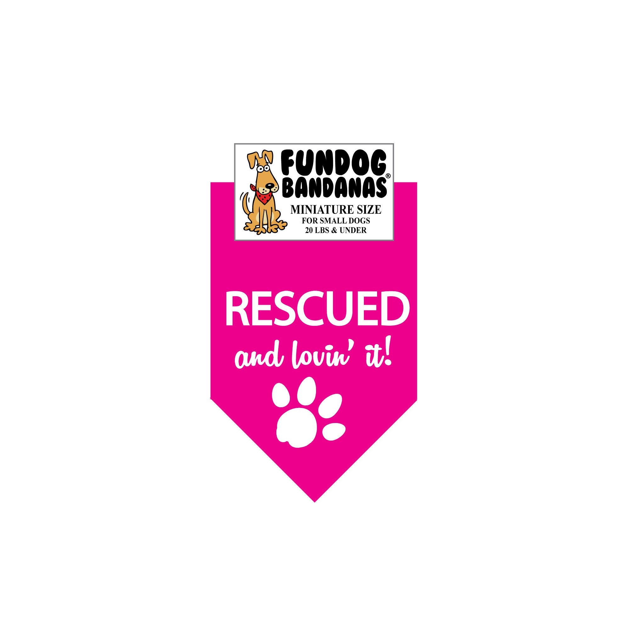 RESCUED and lovin' it! Bandana