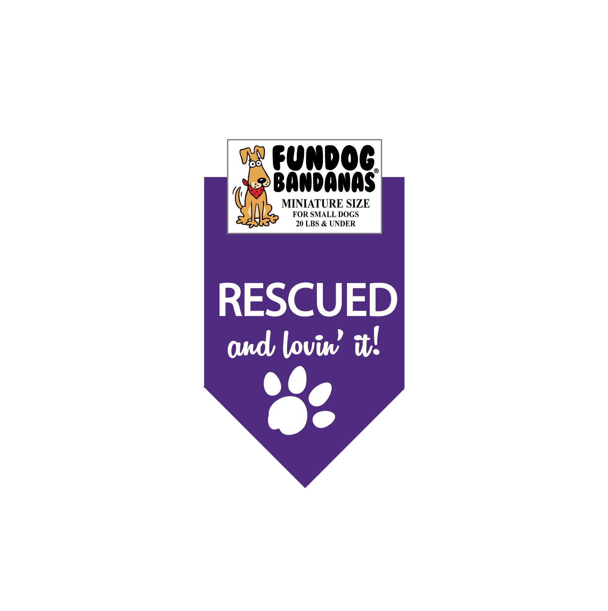 RESCUED and lovin' it! Bandana