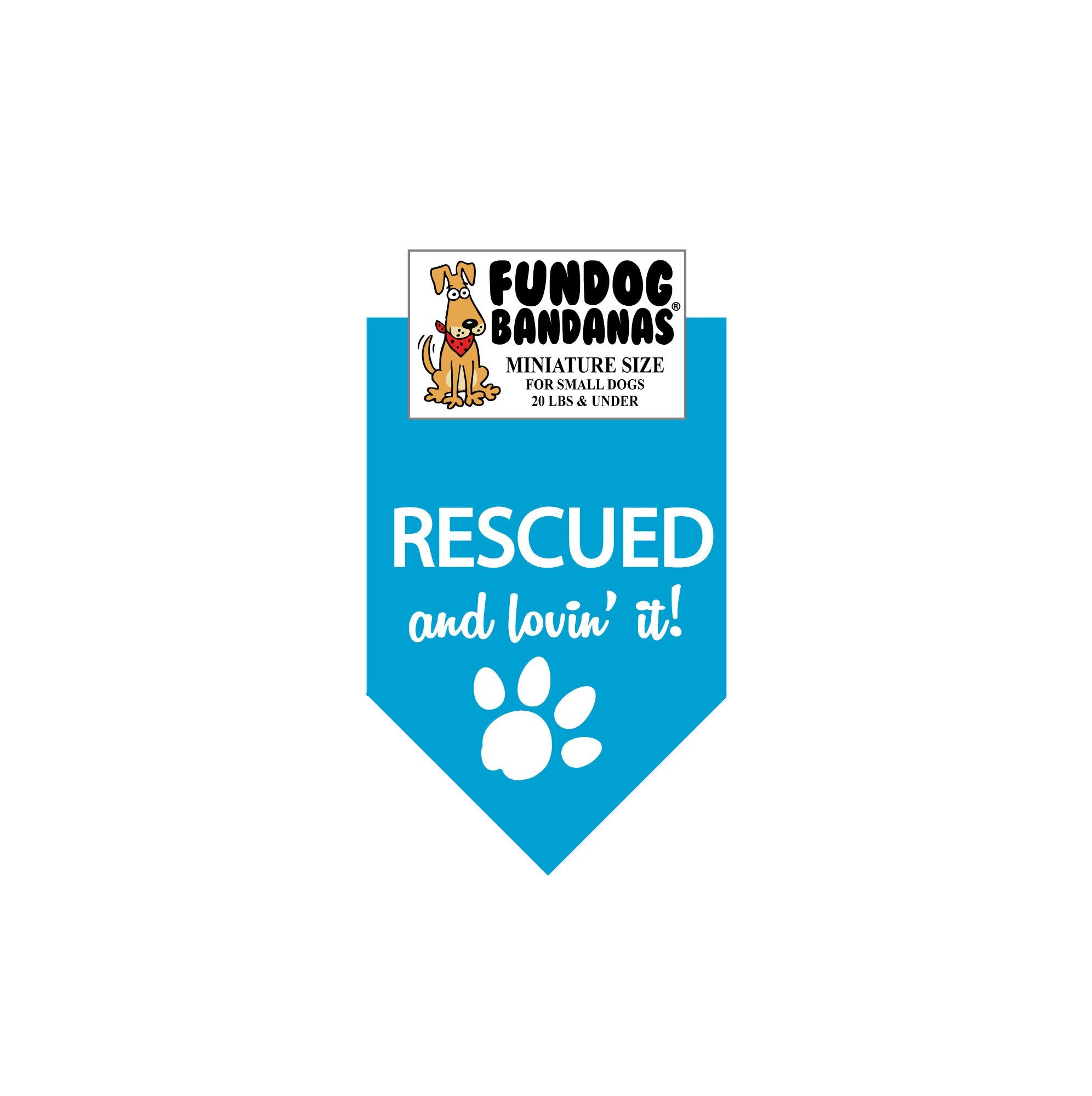 RESCUED and lovin' it! Bandana