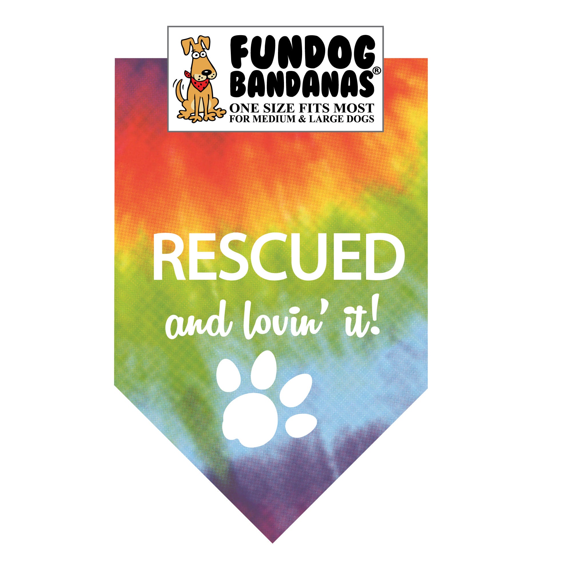 RESCUED and lovin' it! Bandana