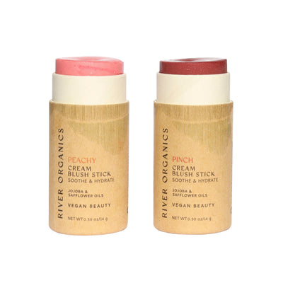 Set of 2 | Natural Cream Blush Sticks