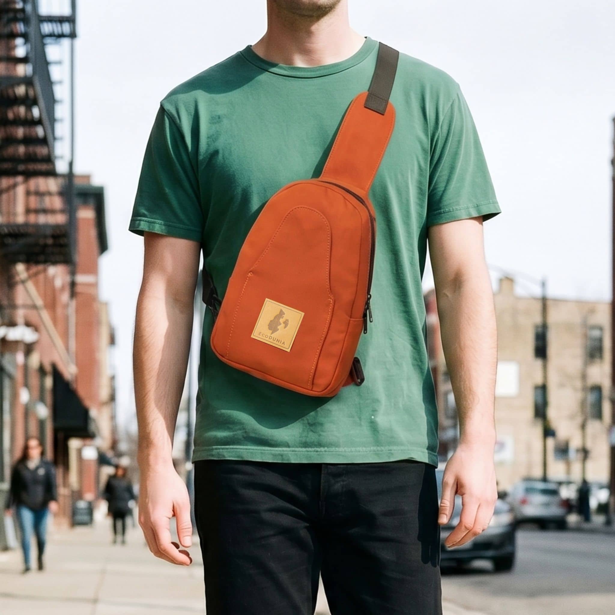 Small Canvas Crossbody Sling Bag | Buru