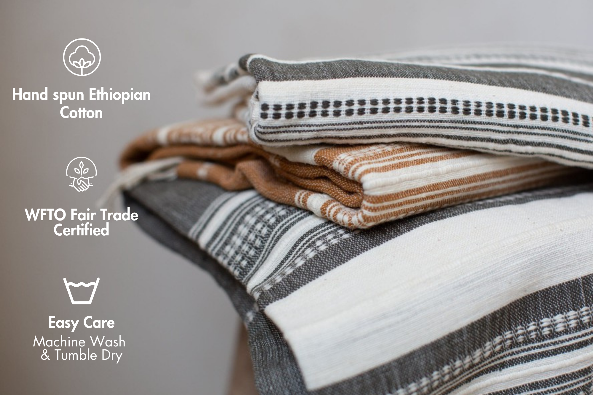 Genalé Handwoven Ethiopian Cotton Bath Towel