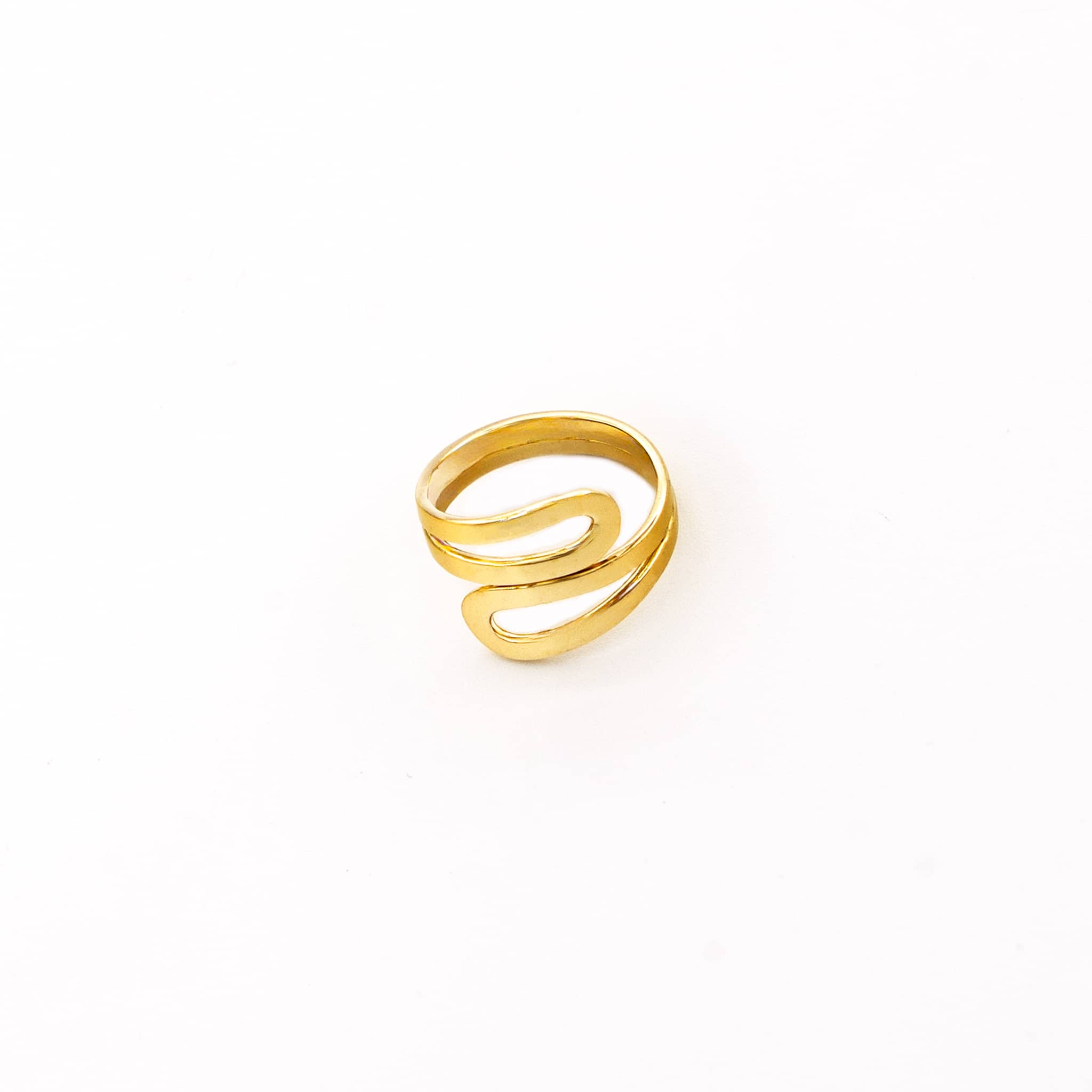 Wrap Bypass Wire Ring | Sai