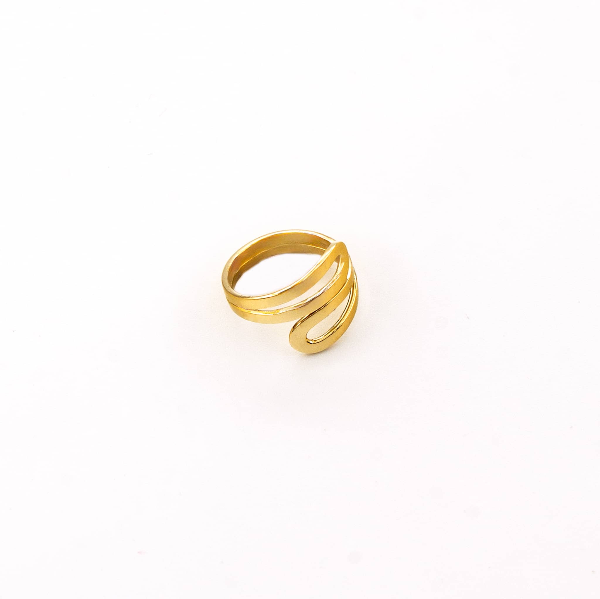 Wrap Bypass Wire Ring | Sai