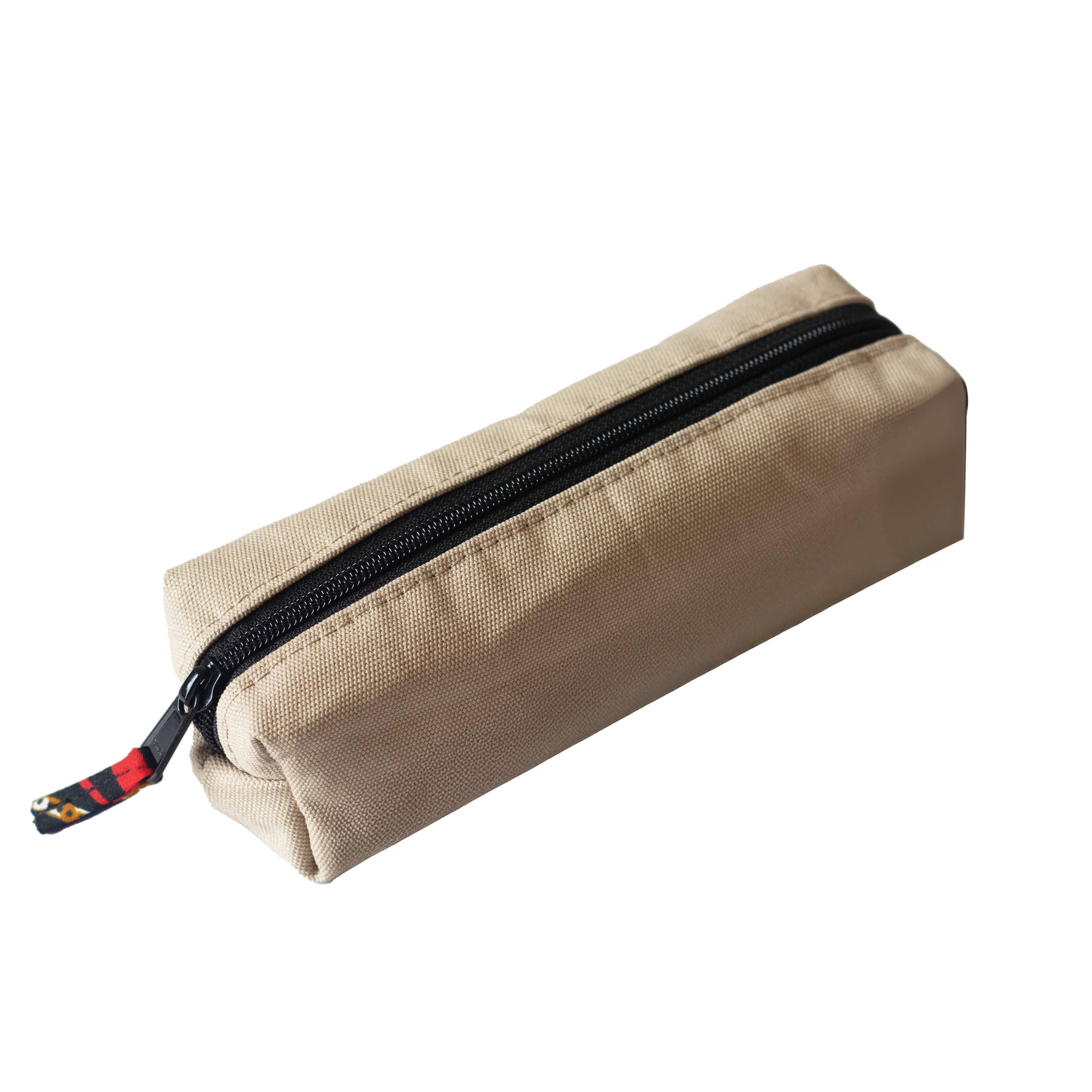 Canvas Pencil Pouch Bag, Everyday Pencil Case
