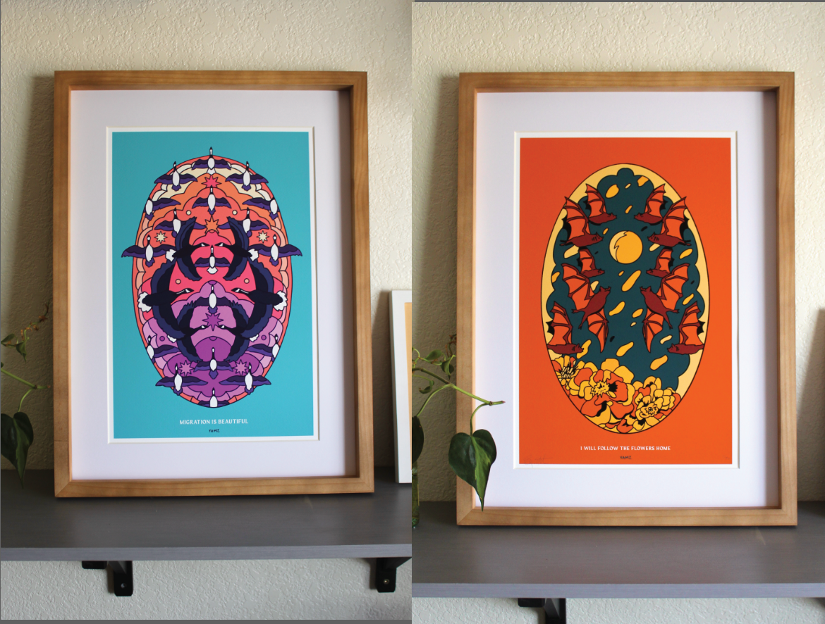 Mexican Bat Migration - Limited Edition Art Prints