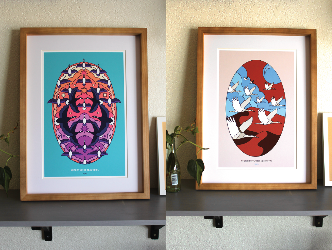 Sandhill Crane Migration - Limited Edition Art Print