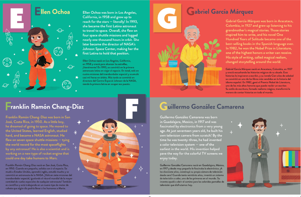 Latino Legends A–Z: 52 Bilingual Biographies of Hispanic Heroes