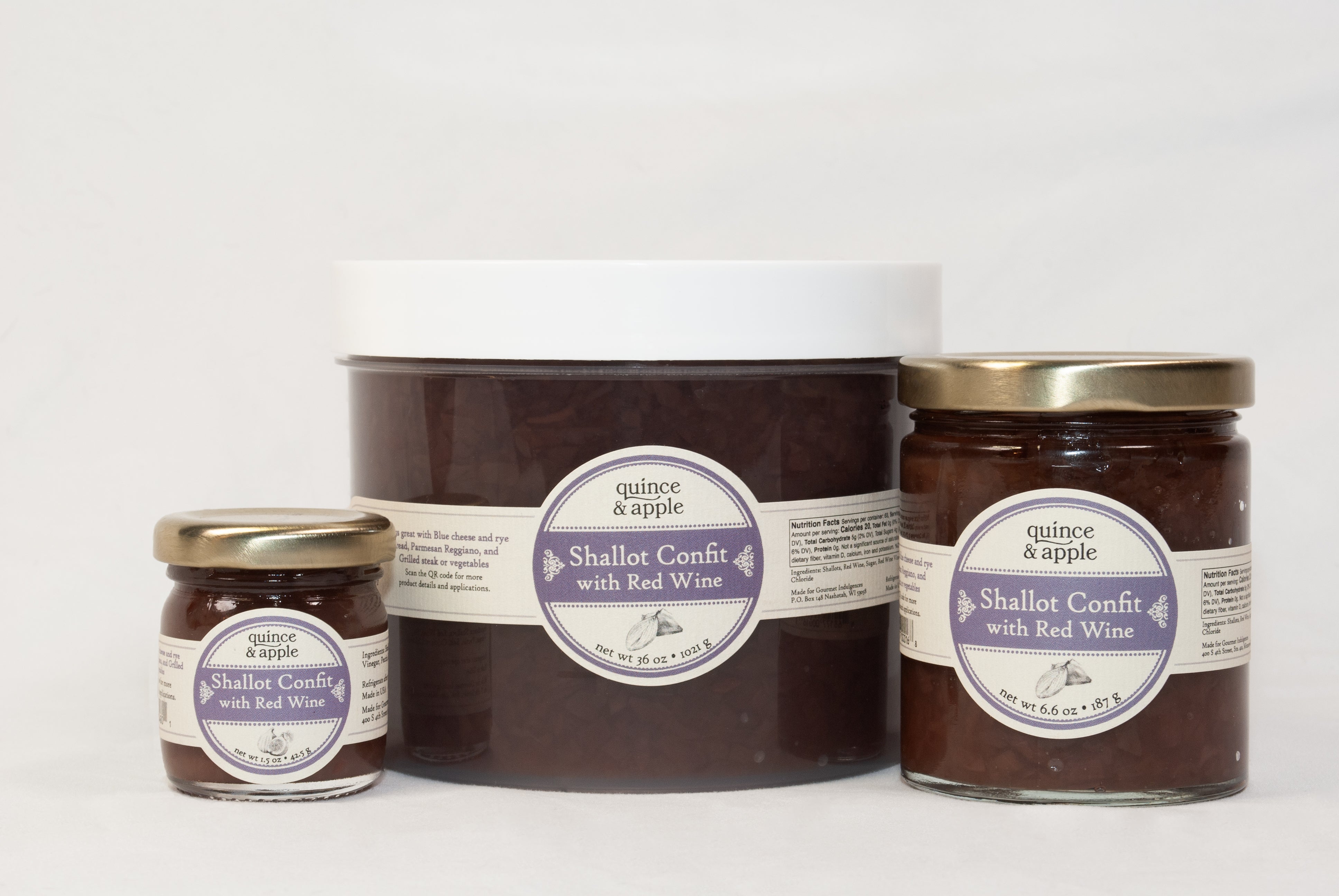 Shallot Confit with Red Wine Conserve