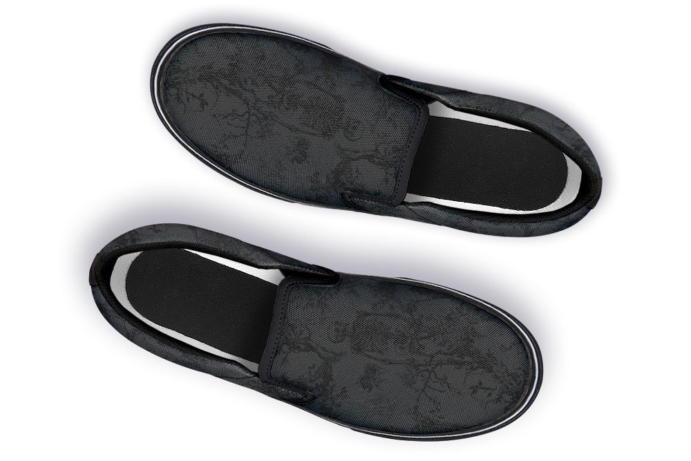 Slip On Shoes - Skeleton Toile de jouy