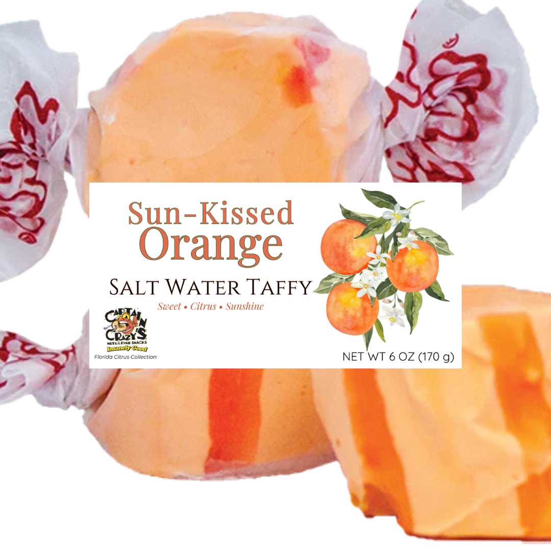Sun-Kissed Orange Salt Water Taffy | Florida Citrus Collection