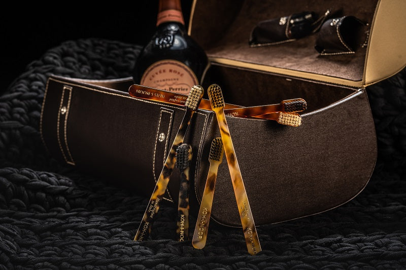 Coccola Natural Bristle Toothbrush - Medium | Luxury Cellulose Acetate