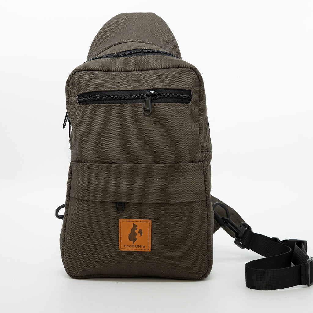 Large Canvas Crossbody Sling Bag for Men & Women | Umoja