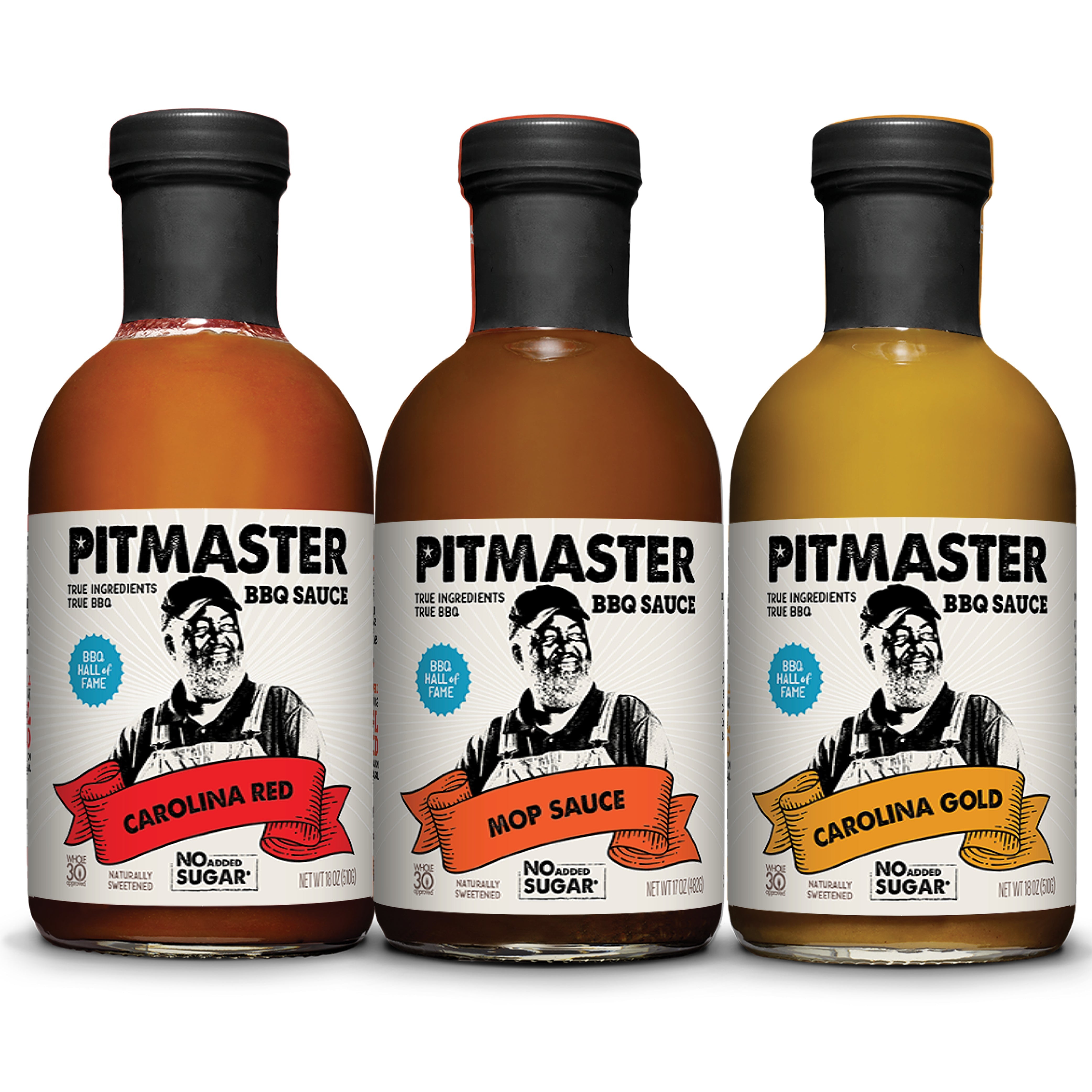 Pitmaster Ed Mitchell Carolina BBQ Sauce Variety 3-Pack