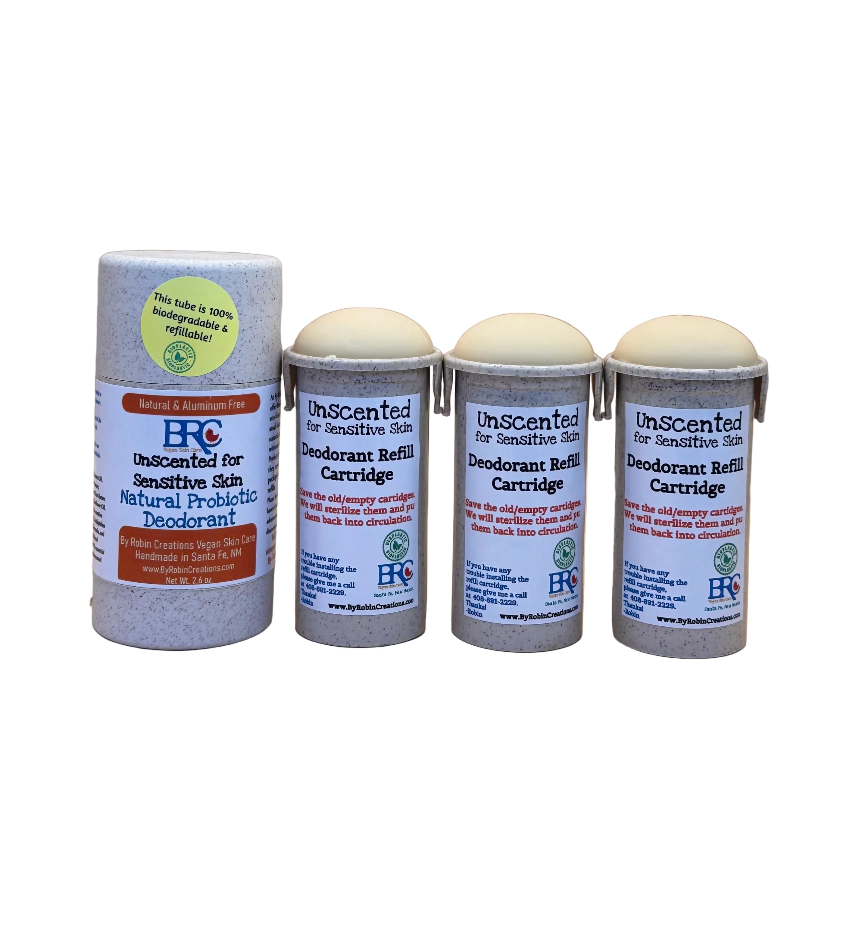 Natural Probiotic Deodorant Stick
