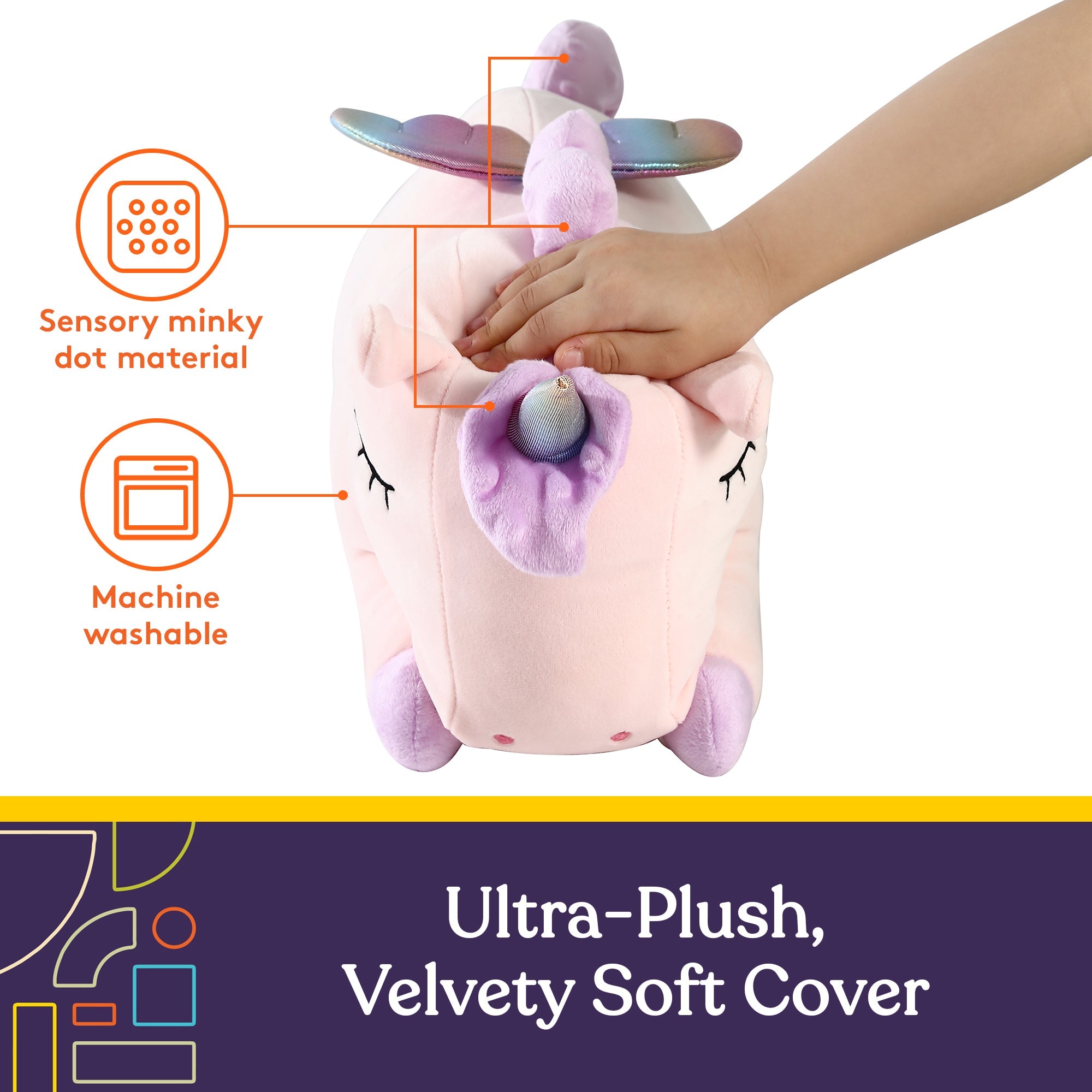 Sensory Vibrating Pillow-Unicorn