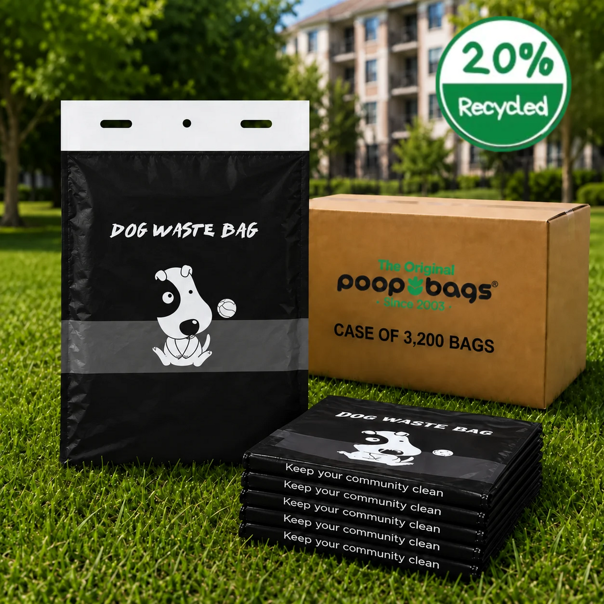 20% Recycled Header Bags