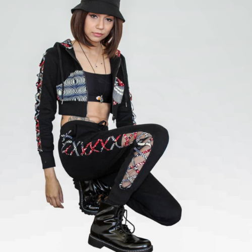 Awa Mesh Joggers Pants  | African print joggers