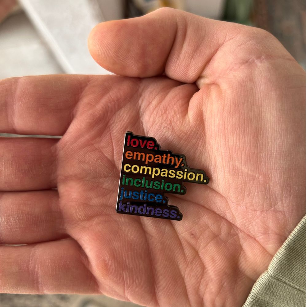 'Kindness Is' Enamel Pin