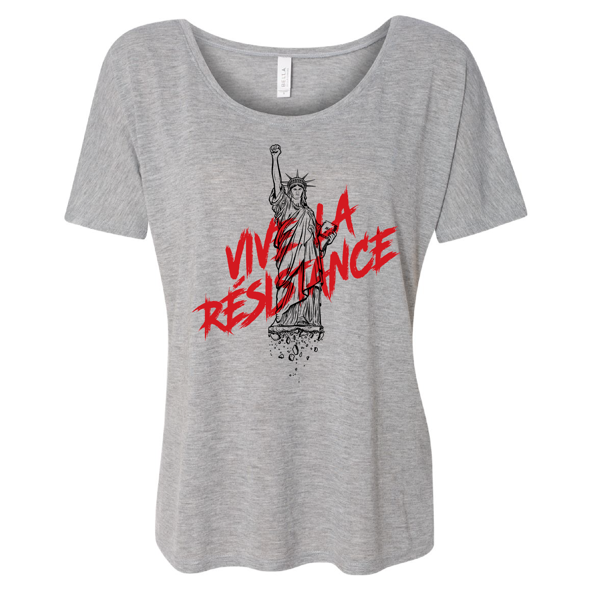 Vive La Résistance Scoop Neck T-shirt