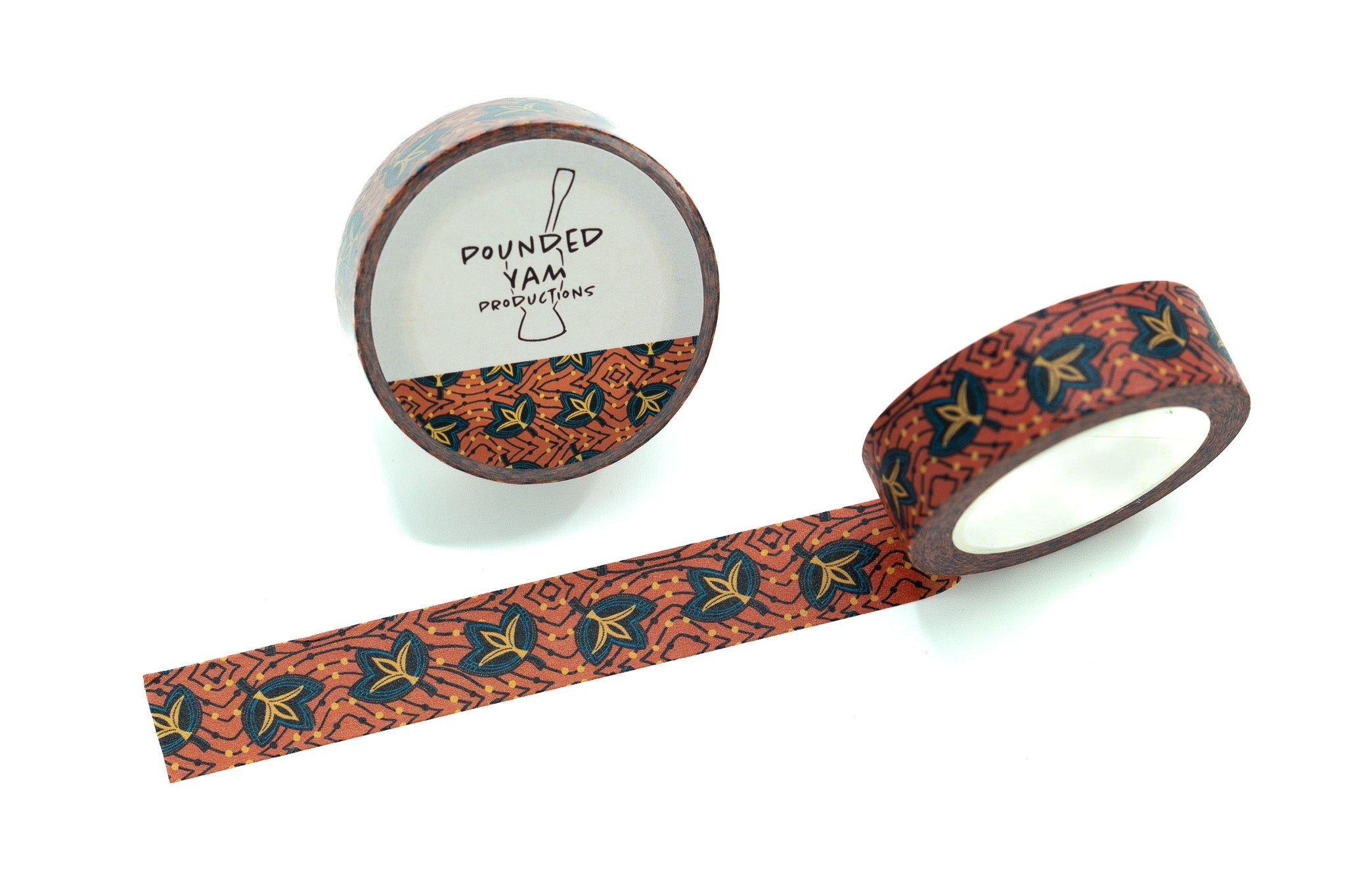 African Print Washi Tape - Fans (Ankara)