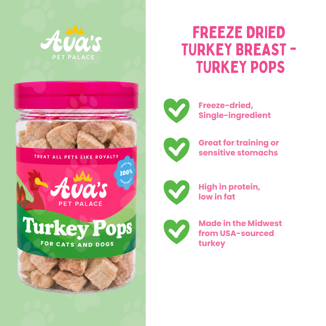 Freeze Dried Turkey Breast - Turkey Pops