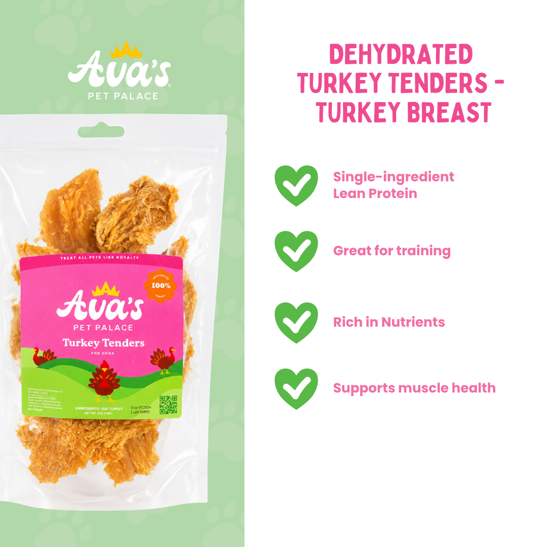 Turkey Breast Jerky Dog Treats - Turkey Tenders