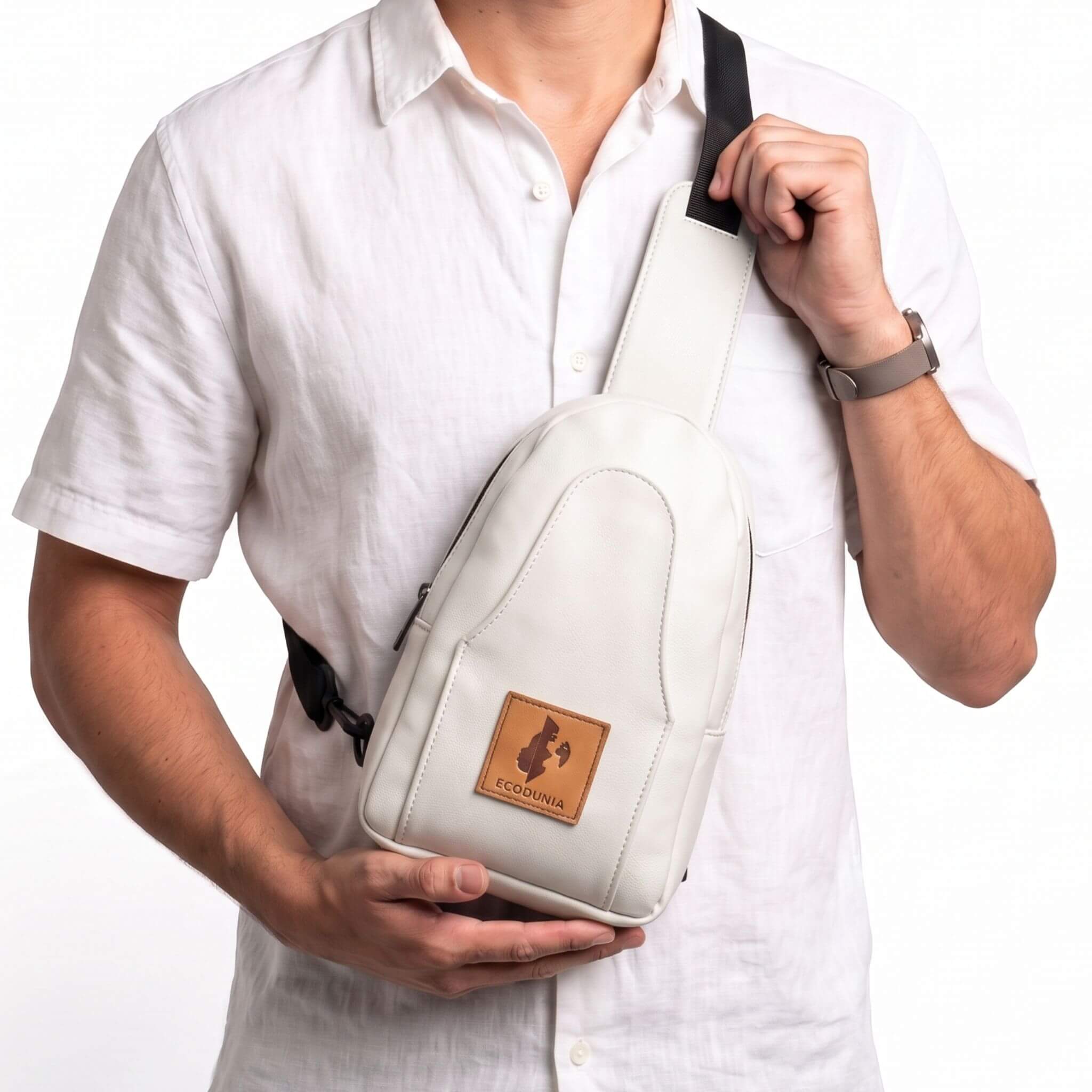 Small Vegan Leather Crossbody Sling Bag | Buru