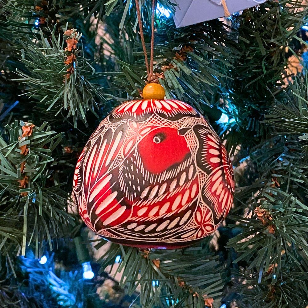 Gourd Ornament - Birds