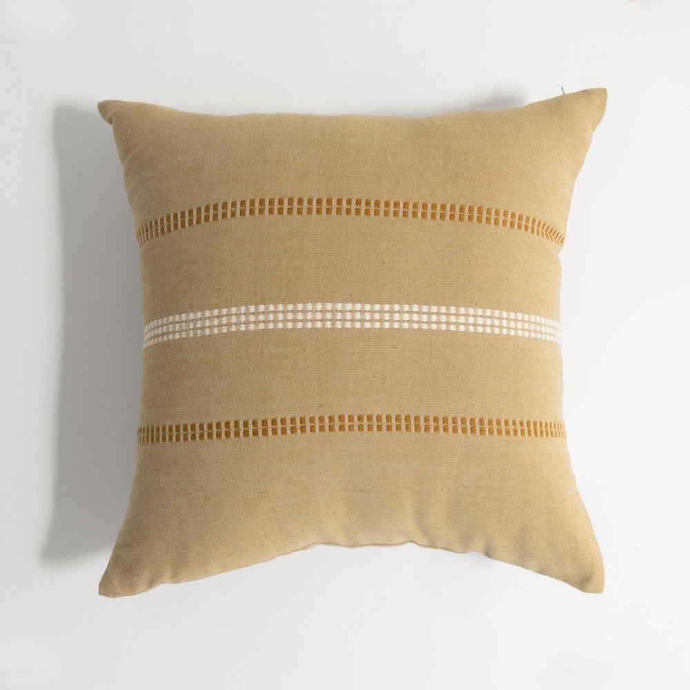 Zenach Handwoven Ethiopian Cotton Throw Pillow Cover