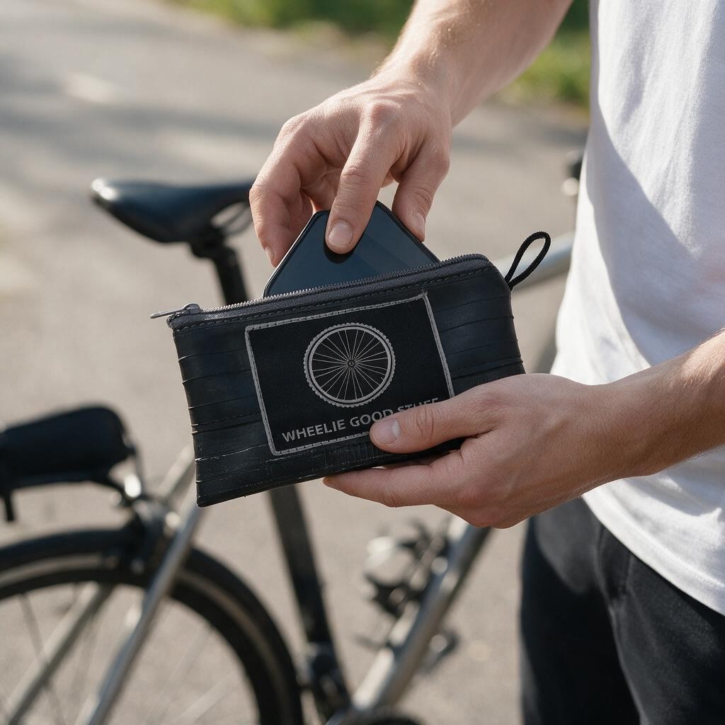 Catch Phrase Zipper Pouches - Bike Tube