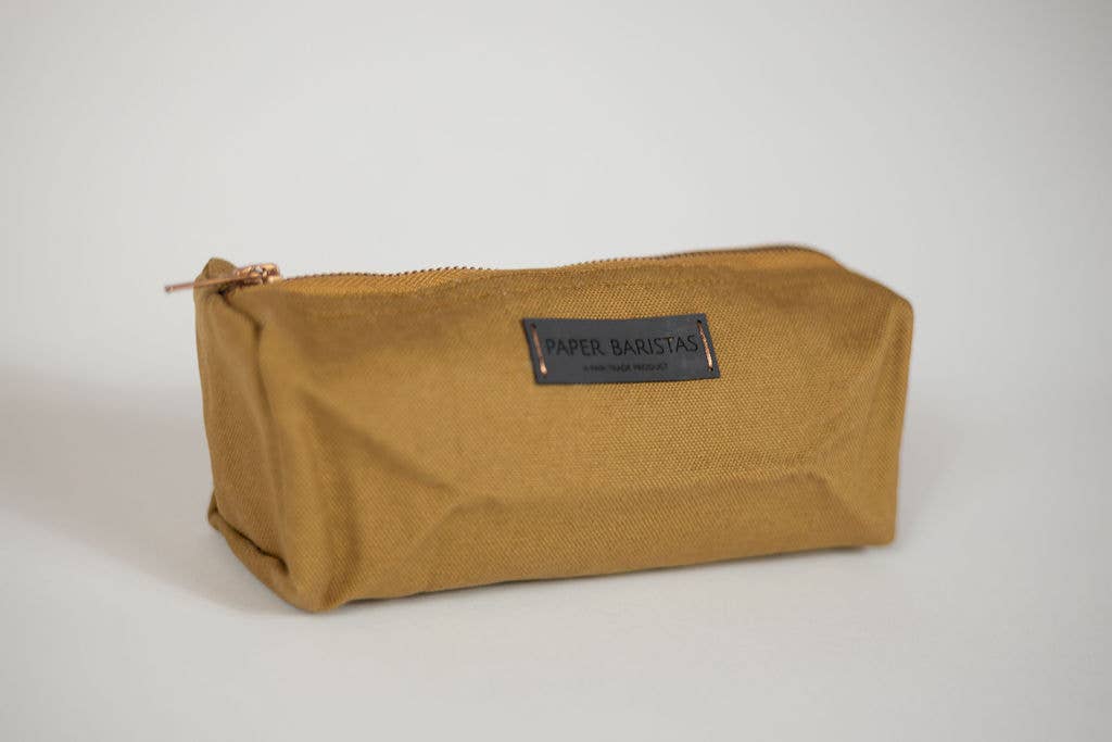 Recycled Canvas Pencil Bag | Leak-Proof, Washable & Eco-Friendly