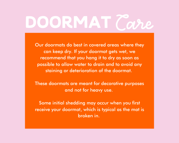 Excuse the Mess Doormat – Funny Kids Are Feral Welcome Mat