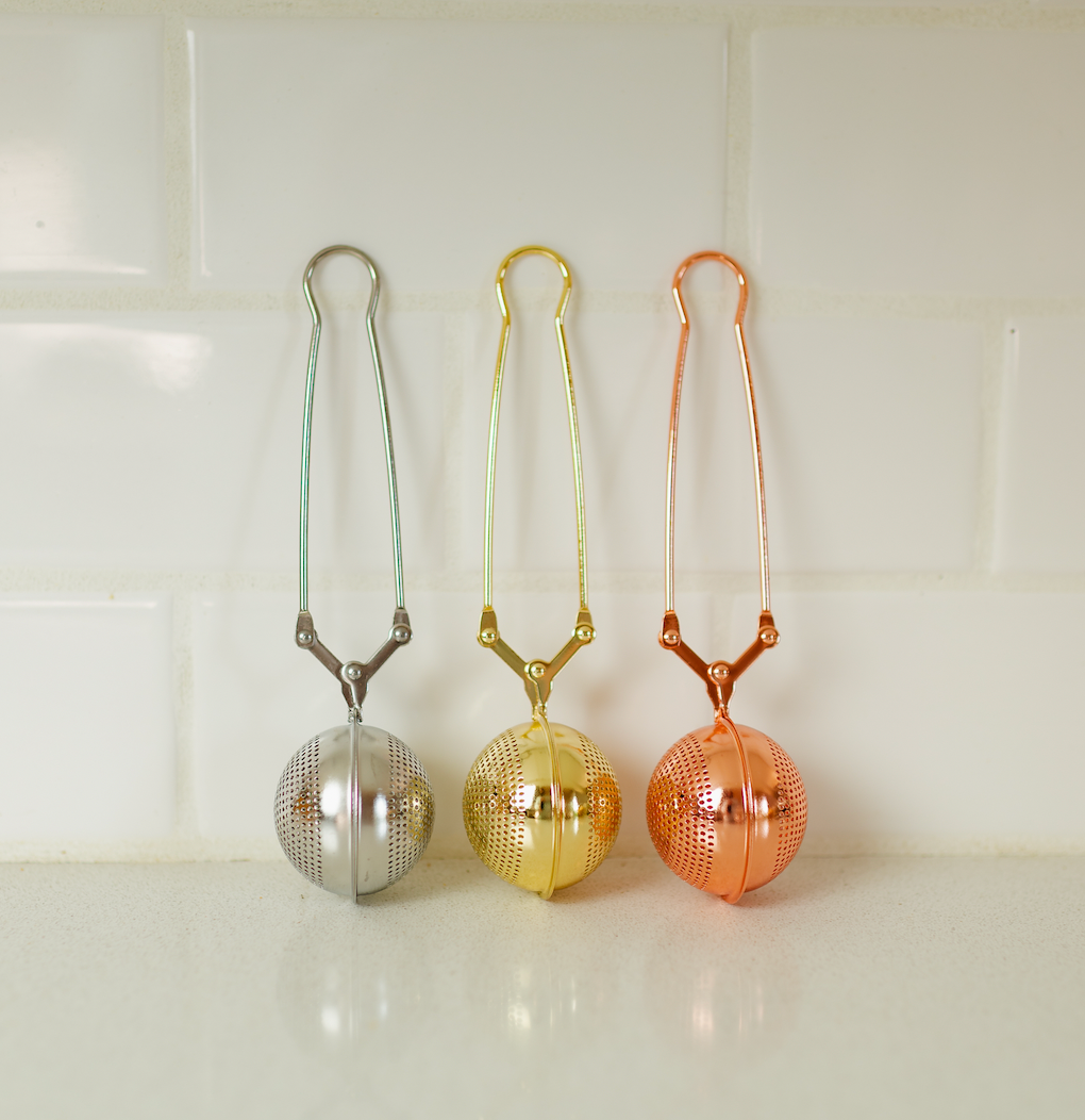 Stainless Steel Tea Strainer | Rose Gold