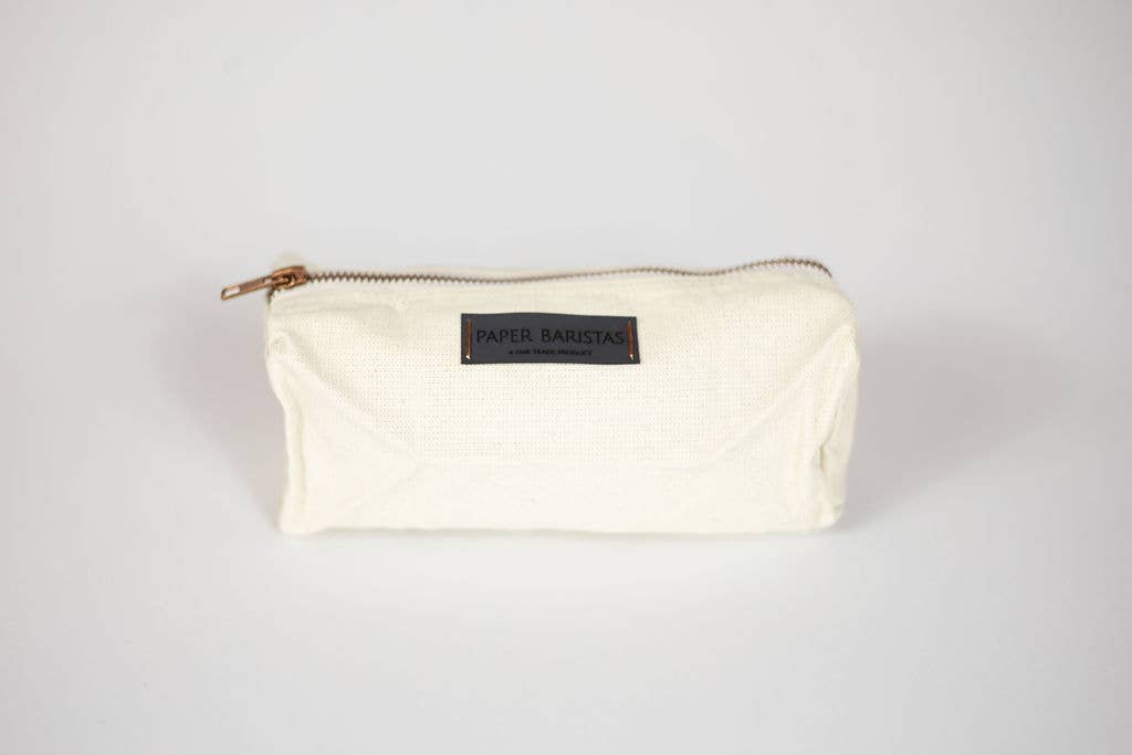 Recycled Canvas Pencil Bag | Leak-Proof, Washable & Eco-Friendly