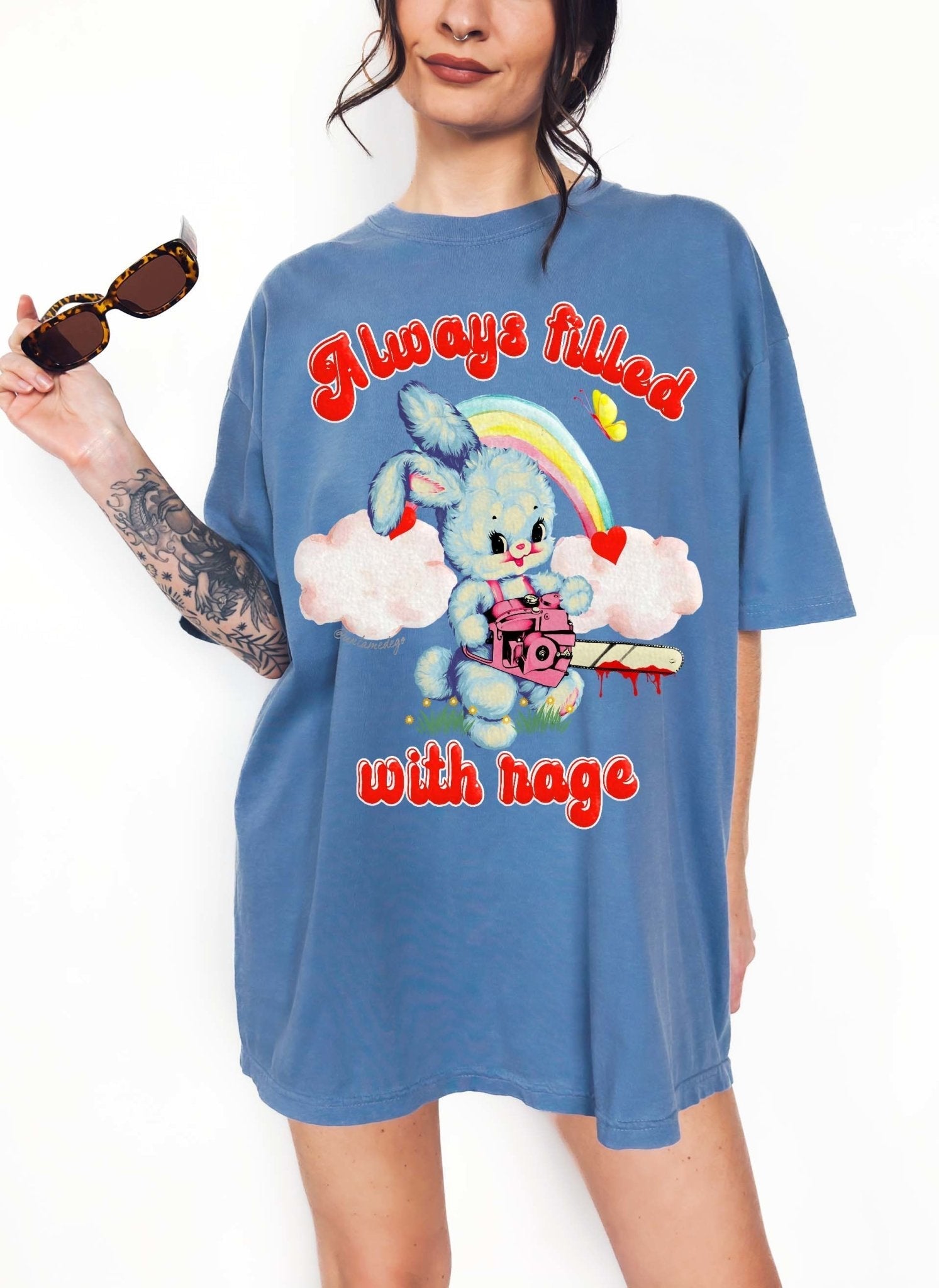 Always Filled With Rage Bunny Tee