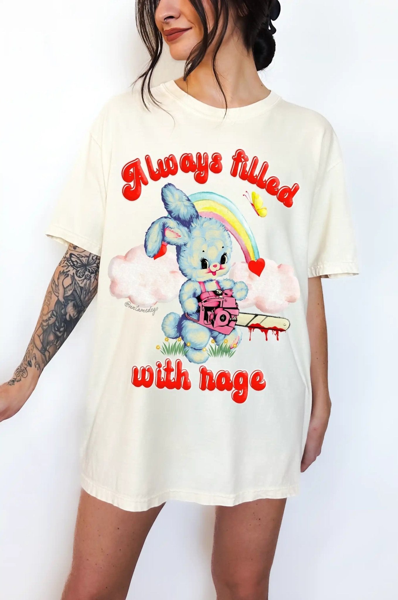 Always Filled With Rage Bunny Tee