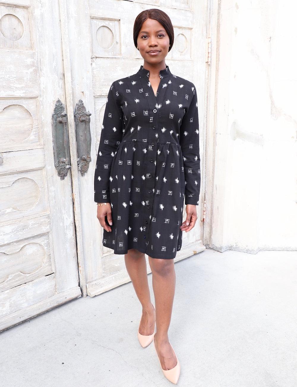 Artemis Button Dress - FINAL SALE