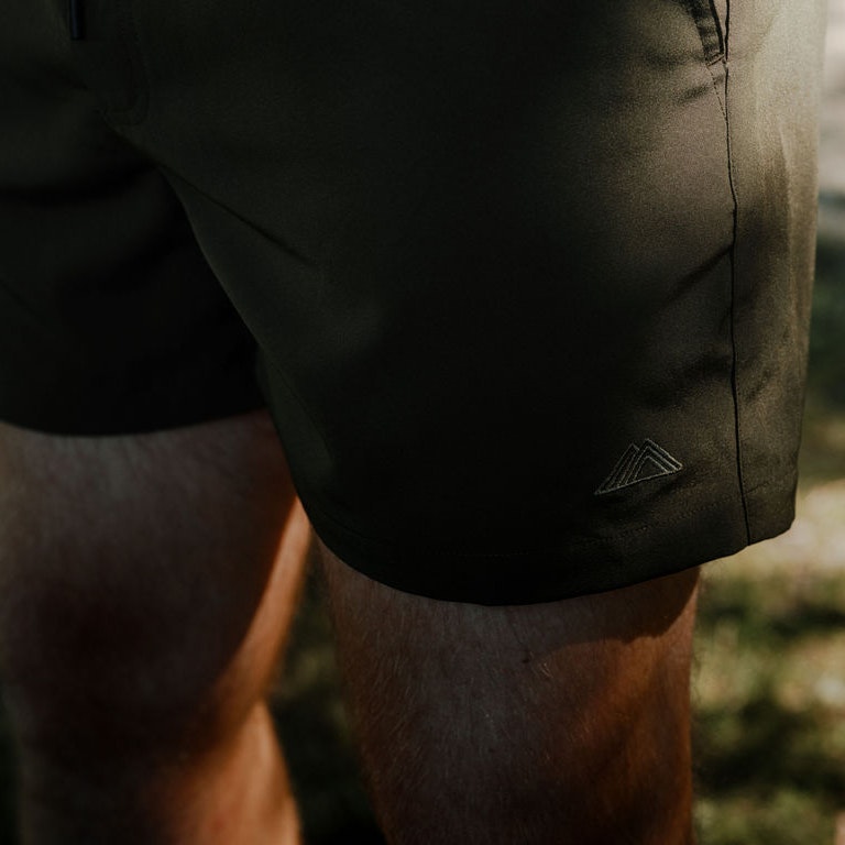 Athletic 5 Inch Recycled Shorts - Forest Green